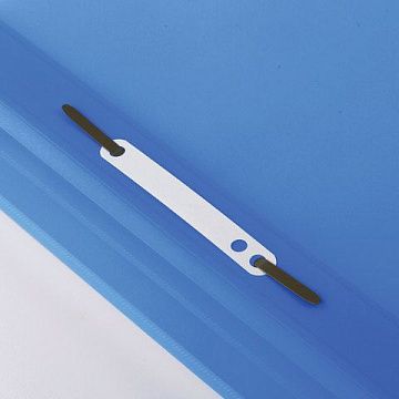 Скоросшиватель пластиковый Brauberg голубой, А4, 220386