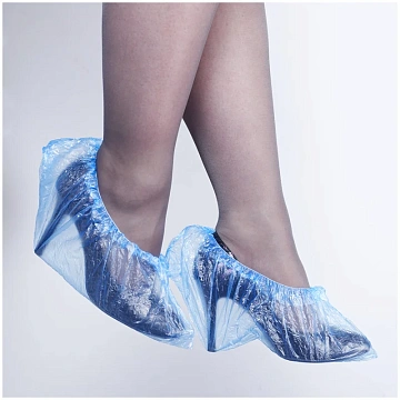 Бахилы одноразовые OfficeClean в капсуле, 18мкм, 2,6г, ПНД, 100% первич., разм. 40*13,5см, пара