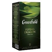 Чай Greenfield Flying Dragon (Флаинг Драгон), зеленый, 25 пакетиков