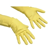 Перчатки резиновые Vileda Professional Контракт XL, желтые, 174327