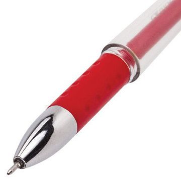 Ручка гелевая Brauberg Geller красная, 0.5мм