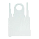 Одноразовый фартук Артпласт Идеал 80х125, белый, ПНД, 100шт/уп