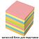 Блок для записей непроклеенный Brauberg 4 цвета, 90х90х90мм