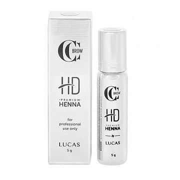 Хна для бровей Cc Brow Premium henna HD Каштановая, 5г