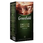 Чай Greenfield English Edition (Инглиш Эдишн), черный, 25 пакетиков