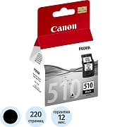 Картридж струйный Canon PG-510, черный, (2970B007)