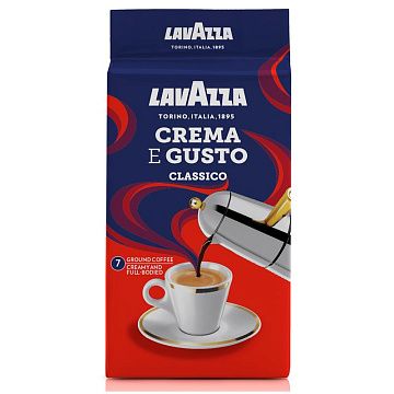 Кофе молотый Lavazza Crema e Gusto 250г, пачка