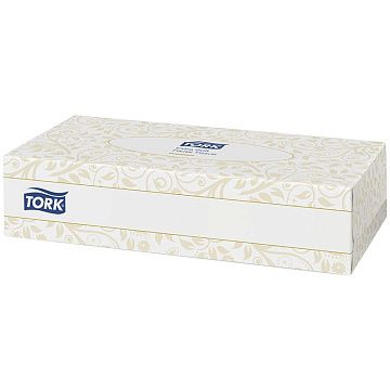 Косметические салфетки Tork Premium F1, 120380, для лица, 100шт, 2 слоя, белые