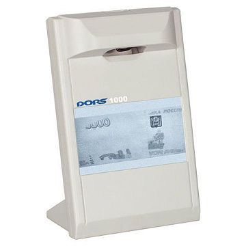 Детектор банкнот Dors 1000 M3, просмотровый, ИК-детекция, серый