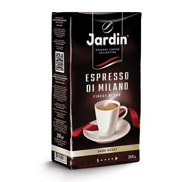 Кофе молотый Jardin Espresso di Milano (Эспрессо ди Милано) 250г, пачка