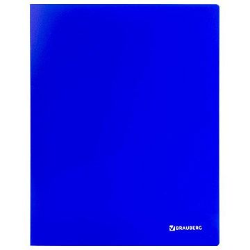 Папка на 2-х кольцах А4 Brauberg Neon синяя, 25мм, c внутренним карманом