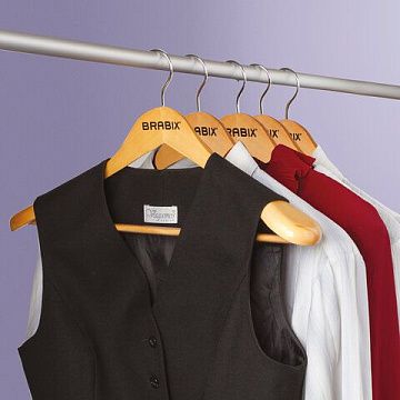 Плечики для одежды Brabix Люкс сосна, 45 см