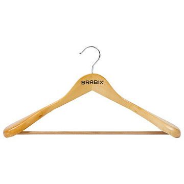 Плечики для одежды Brabix Люкс сосна, 45 см