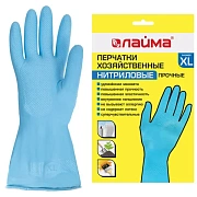 Перчатки нитриловые Laima синие Прочные, XL