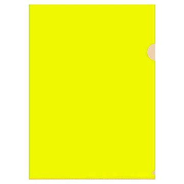 Папка-уголок Attache желтая прозрачная, 100мкм, 10 шт/уп, E-100/123T