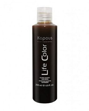 Оттеночный шампунь для волос Kapous Life Color Коричневый, 200мл