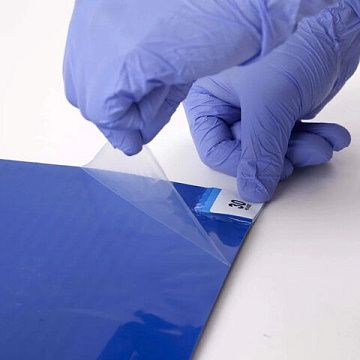 Дезинфекционный коврик многослойный антибактериальный липкий 60х115см, синий, 10 ковриков по 30 лист
