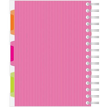 Блокнот Attache Spiral Book розовый, А5, 140 листов, в клетку, на спирали