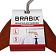 Плечики для одежды Brabix Стандарт 5 шт/уп, 45 см, вишня