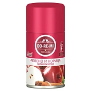 Сменный баллон для автоматических освежителей 250 мл, DO-RE-MI 'Яблоко и корица', сухое распыление