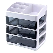 Органайзер для хранения косметики, канцтоваров, мелочей ТРЕХУРОВНЕВЫЙ 31,5x27,7x21 см, DASWERK, 6084