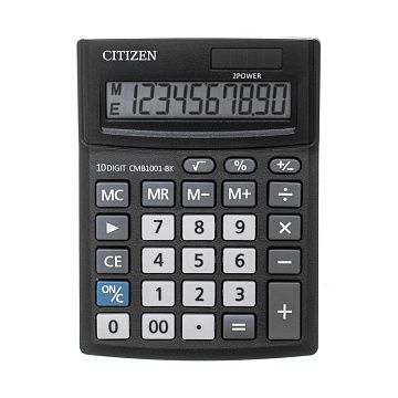 Калькулятор настольный Citizen Business Line CMB1001BK черный, 10 разрядов