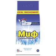 Стиральный порошок Миф 9кг, морозная свежесть, автомат