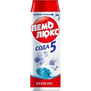 Универсальное чистящее средство Пемолюкс Сода 5 480г, морской бриз, порошок