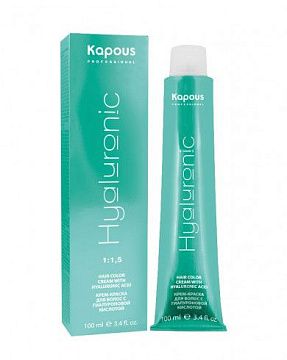 Краска для волос Kapous Hyaluronic HY 9.085, очень светлый блондин, 100мл