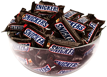 Батончик шоколадный Snickers Minis 180г