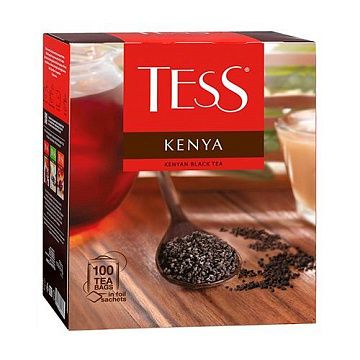 Чай Tess Kenya (Кения), черный, 100 пакетиков