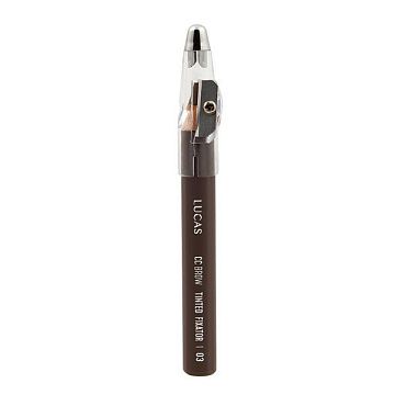 Восковой карандаш для бровей Cc Brow Tinted Wax Fixator цвет 03, коричневый