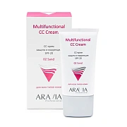 CC-крем защитный Aravia SPF-20 Multifunctional Sand 02, 50мл