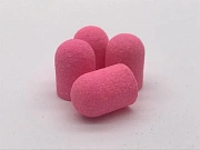 Колпачок абразивный d=10мм 320 грит, 15мм, розовый