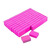 Баф Kristaller Mini ярко-розовый 180/240, 3.5х2.5см, 25шт/уп