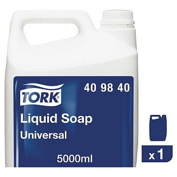 Жидкое мыло наливное Tork Universal, 409840, белое, 5л