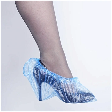 Бахилы одноразовые OfficeClean в капсуле, 18мкм, 2,6г, ПНД, 100% первич., разм. 40*13,5см, пара