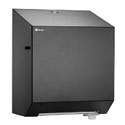 Диспенсер для полотенец в рулонах Merida Stella R CSC302.R, черный, металлический, Макси