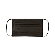 Маска защитная медицинская 3-слойная черная, 50 шт, пакет, SMS