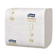 Туалетная бумага Tork Premium T3, 114276, 252 листов, 2 слоя, белая
