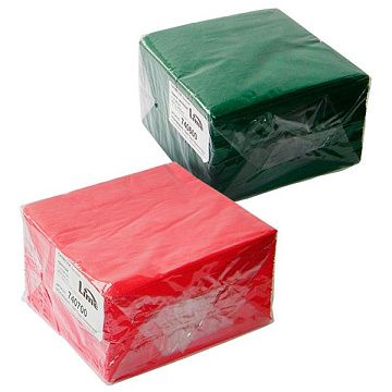 Салфетки сервировочные Lime красные, 33х33см, 2 слоя, 125шт, К740700