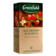 Чай Greenfield Wildberry Rooibos (Вайлдберри Ройбош), травяной, 25 пакетиков