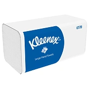 Бумажные полотенца Kimberly-Clark Kleenex Ultra H2, 2 слоя, V-сложение, 124лист, белые,  6778