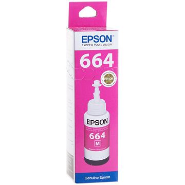 Картридж струйный Epson C13 T66434A, пурпурный