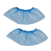 Бахилы Любаша ПНД Эконом, 20мкм, синие, 1000 пар в упаковке