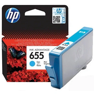 Картридж струйный Hp 655 CZ110AE, голубой