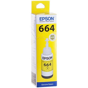 Картридж струйный Epson C13 T66444A, желтый