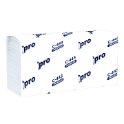 Бумажные полотенца Protissue Premium Pro H2, 2 слоя, Z-сложение, 190лист, белые, С443
