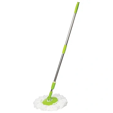 Швабра с отжимом и ведром 7 л/5 л LAIMA , две насадки в комплекте Laima 5л, ведро с отжимом, швабра, насадка, зеленый
