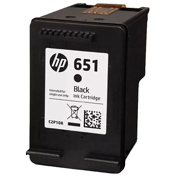 Картридж струйный Hp 651 C2P10AE, черный